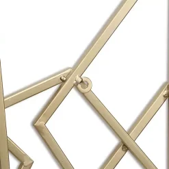 Kirklands Home Wall Plaques|Astraga Pentagon Plaque Gold