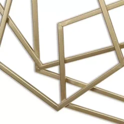 Kirklands Home Wall Plaques|Astraga Pentagon Plaque Gold