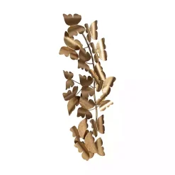 Kirklands Home Wall Plaques|Butterflies in Flight Wall Plaque Gold