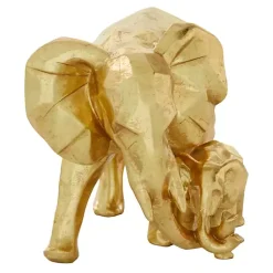 Online Carved Elephant Family Statue Statues & Figurines