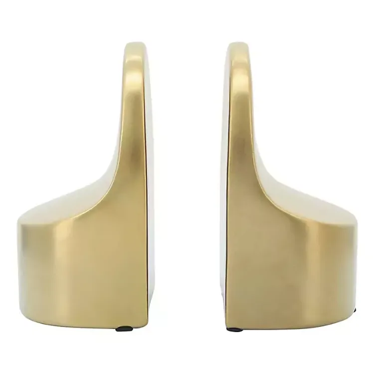New Ceramic Curved Bookends Decorative Accents