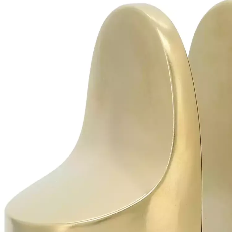 New Ceramic Curved Bookends Decorative Accents