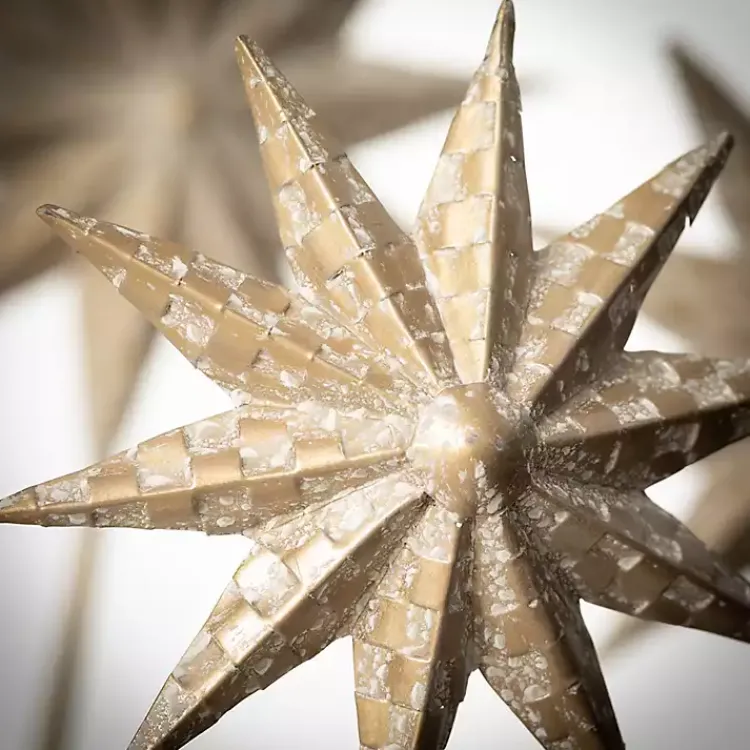 Best Christmas Star Figurines, Set of 3 Christmas Decorations