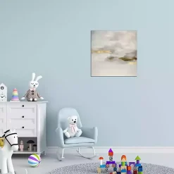 Kirklands Home Canvas Art|Gold Ethereal Fog Canvas Art Print