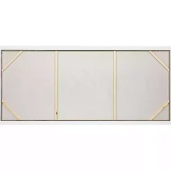 Kirklands Home Canvas Art|Gold Foil Wild Horses Framed Canvas Art Print