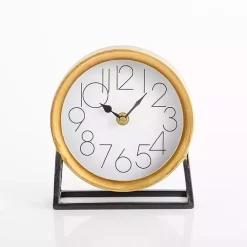 Sale Gold Frame Modern Tabletop Clock Decorative Accents