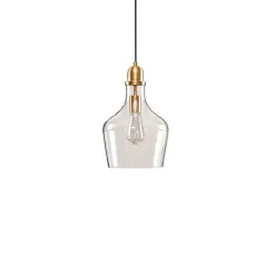 Kirklands Home Chandeliers & Pendant Lighting|Glass Avalon Pendant Light Gold