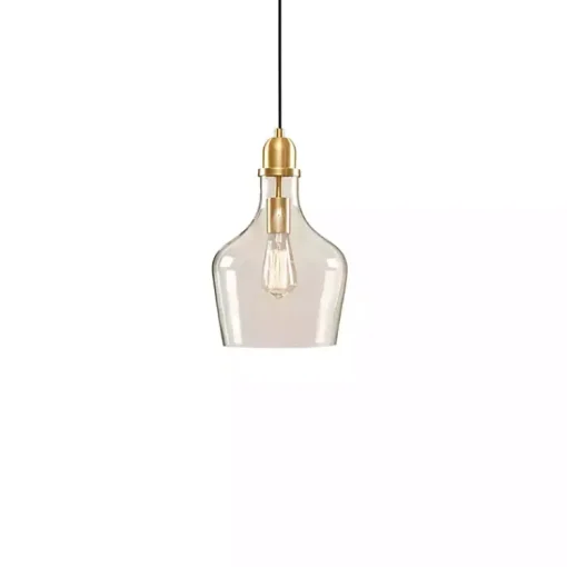 Kirklands Home Chandeliers & Pendant Lighting|Glass Avalon Pendant Light Gold