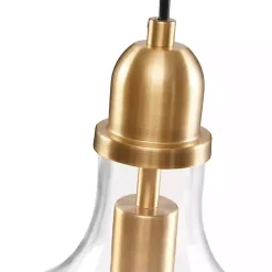 Kirklands Home Chandeliers & Pendant Lighting|Glass Avalon Pendant Light Gold