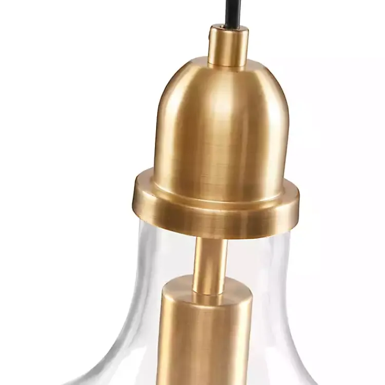 Kirklands Home Chandeliers & Pendant Lighting|Glass Avalon Pendant Light Gold