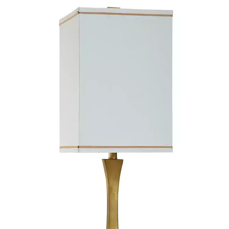 Kirklands Home Buffet Lamps|Gold Leaf Contemporary Buffet Lamp