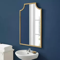 Kirklands Home Decorative Mirrors|Metal Abigail Mirror Gold