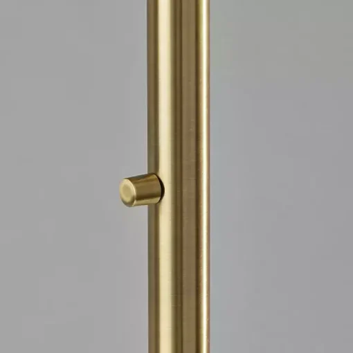 Kirklands Home Floor Lamps|Metal Arched Floor Lamp Gold