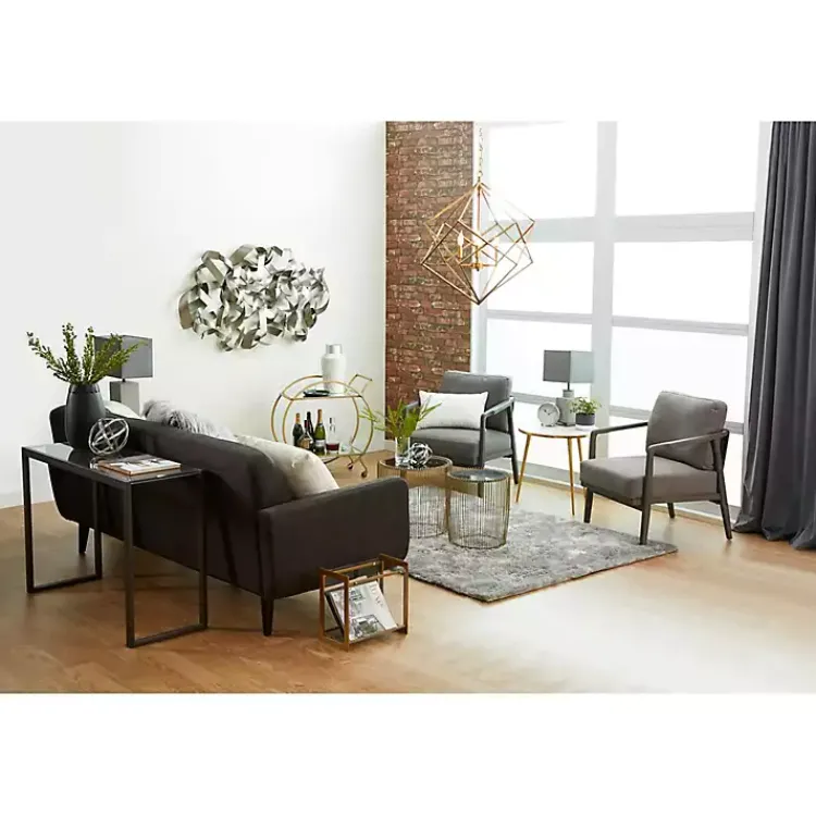 Kirklands Home Kitchen Islands & Bar Carts|Gold Metal Circular Bar Cart