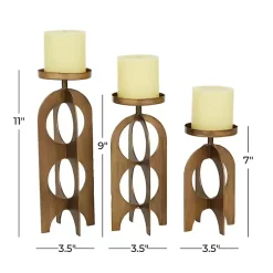 Best Metal Cutout Candle Holders, Set of 3 Candle Holders
