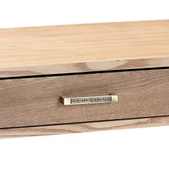 Kirklands Home Entryway Furniture|Gold Metal Frame Two-Drawer Console Table