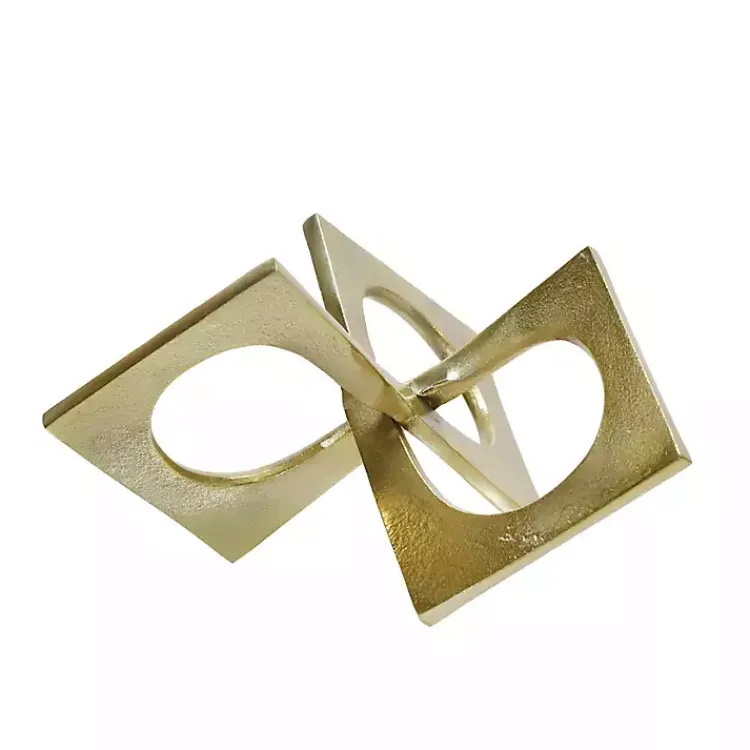 Sale Metal Linked Squares Sculpture Statues & Figurines