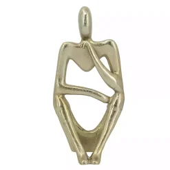 Hot Metal Pondering Figure I Sculpture Statues & Figurines