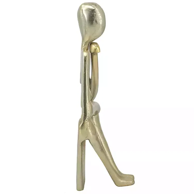 Hot Metal Pondering Figure I Sculpture Statues & Figurines