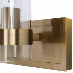Kirklands Home Chandeliers & Pendant Lighting|Metal 3-Shade Vanity Light Gold