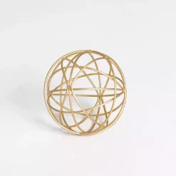 Online Gold Metal Wire Orb, 4 in. Bowl Filler