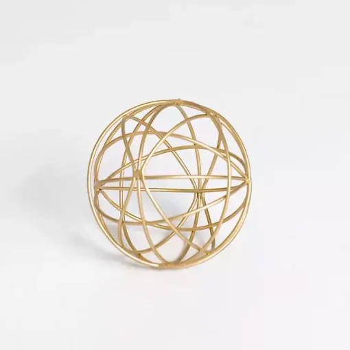 Online Gold Metal Wire Orb, 4 in. Bowl Filler