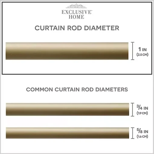Kirklands Home Curtain Rods & Hardware|Gold Open Sphere Curtain Rod, 120 in.