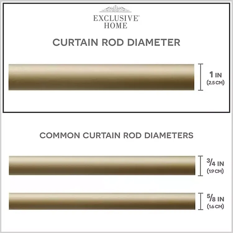 Kirklands Home Curtain Rods & Hardware|Gold Open Sphere Curtain Rod, 120 in.