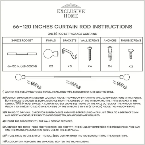 Kirklands Home Curtain Rods & Hardware|Gold Open Sphere Curtain Rod, 120 in.