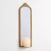 Hot Gold Ornate Beaded Mirror Wall Sconce Sconces