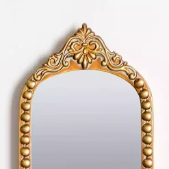 Hot Gold Ornate Beaded Mirror Wall Sconce Sconces