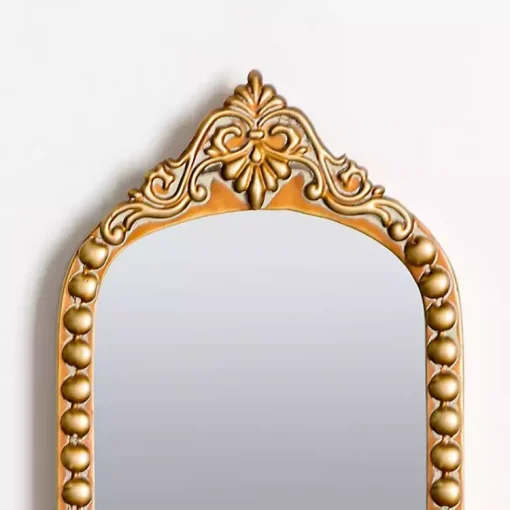 Hot Gold Ornate Beaded Mirror Wall Sconce Sconces