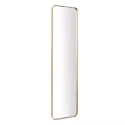 Kirklands Home Decorative Mirrors|Rectangle Beveled Wall Mirror Gold