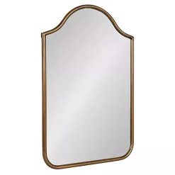 Kirklands Home Decorative Mirrors|Scalloped Arch Fellows Wall Mirror Gold