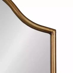 Kirklands Home Decorative Mirrors|Scalloped Arch Fellows Wall Mirror Gold