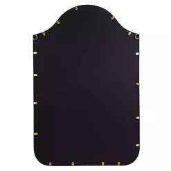 Kirklands Home Decorative Mirrors|Scalloped Arch Fellows Wall Mirror Gold