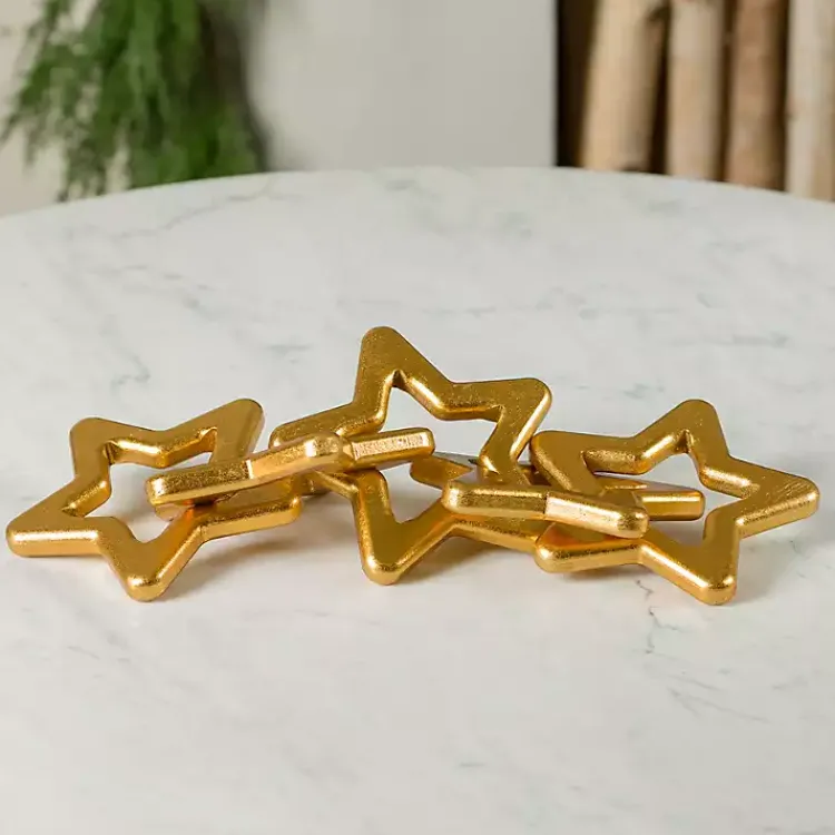 Sale Star Link Chain Sculpture Christmas Decorations