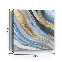 Kirklands Home Canvas Art|Golden Agate II Giclee Canvas Art Print, 40x40 in.