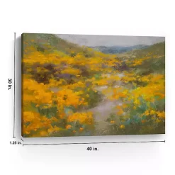 Kirklands Home Canvas Art|Golden Explosion Canvas Art Print