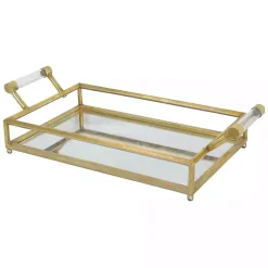 Clearance en Glammed Mirror Decorative Tray Decorative Trays