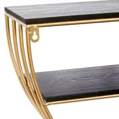 Kirklands Home Shelves|Golden Half Moon Wall Shelves