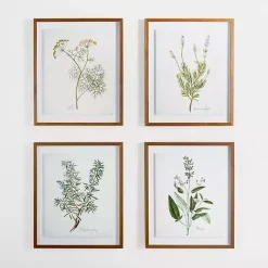 Kirklands Home Framed Art|Golden Leaves Herbs Dill Framed Art Print