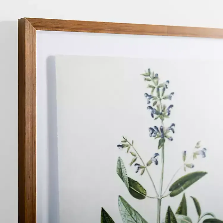 Kirklands Home Framed Art|Golden Leaves Herbs Sage Framed Art Print