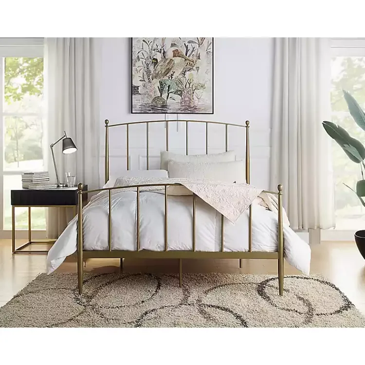 Kirklands Home Beds & Headboards|en Sun Modern Arch Full Bed Frame Gold