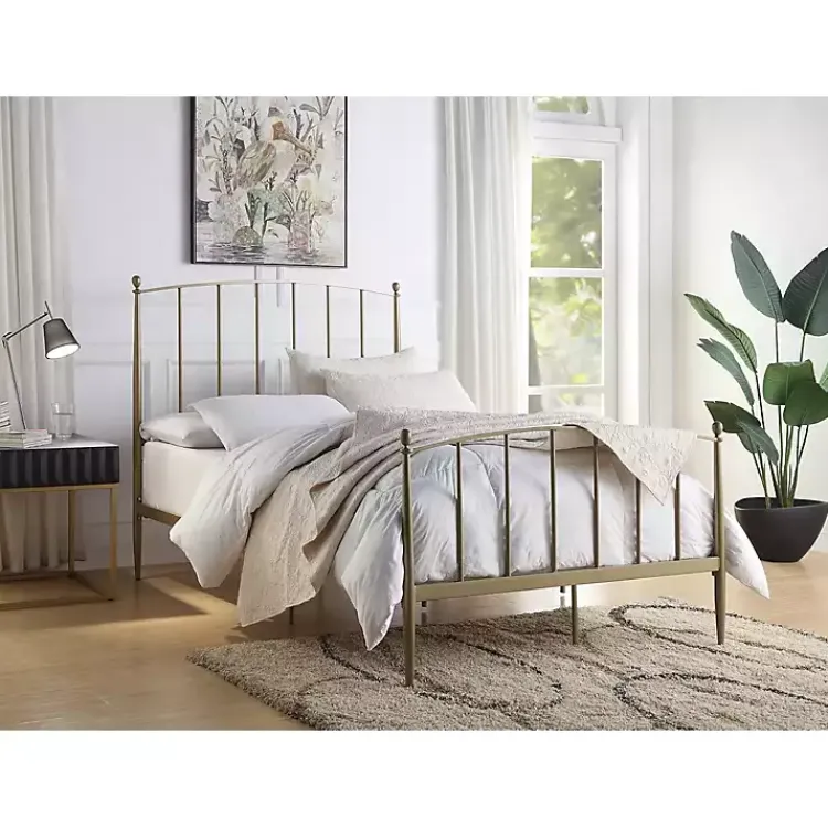 Kirklands Home Beds & Headboards|en Sun Modern Arch Full Bed Frame Gold