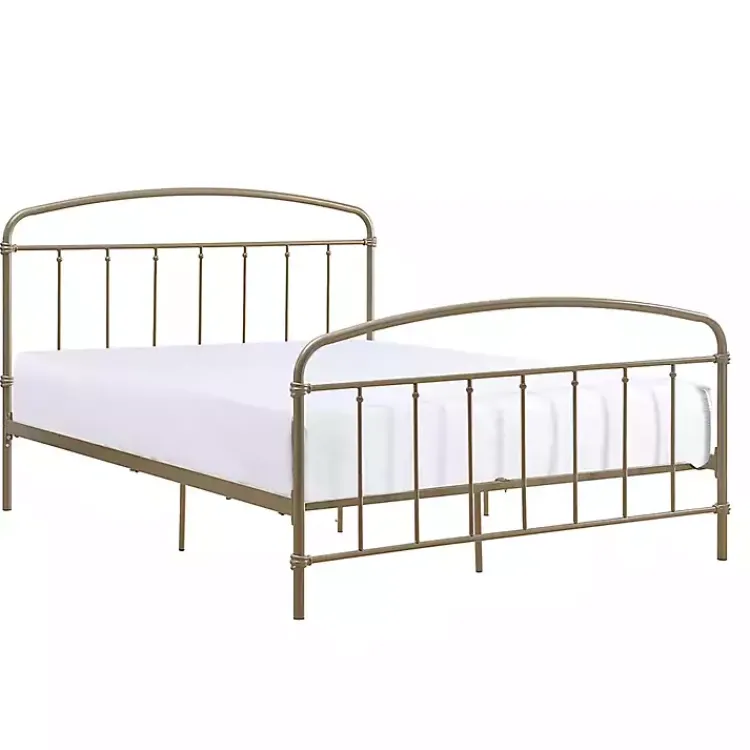 Kirklands Home Beds & Headboards|en Sun Vintage Arch Queen Bed Frame Gold