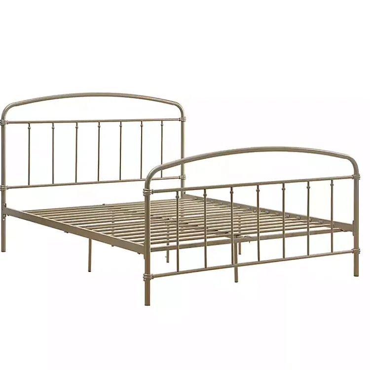 Kirklands Home Beds & Headboards|en Sun Vintage Arch Queen Bed Frame Gold