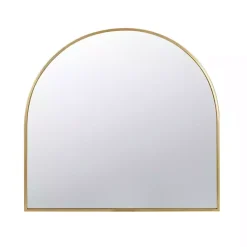 Kirklands Home Decorative Mirrors|en Wide Arched Wall Mirror Gold