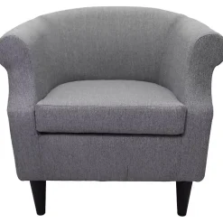 Kirklands Home Accent Chairs|Granite Lorie Accent Chair Gray