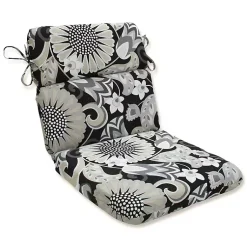 Kirklands Home Outdoor Cushions & Pillows|Graphite Floral Outdoor Chair Cushion